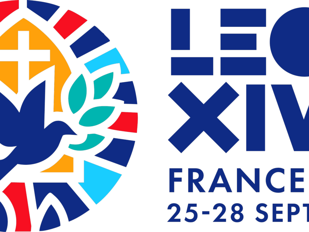 Das Logo der Papstreise vom 25. - 28. September 2026 nach Frankreich
