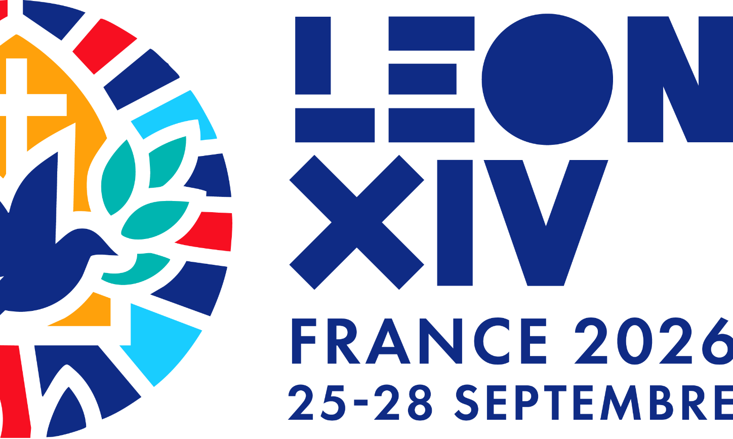 Das Logo der Papstreise vom 25. - 28. September 2026 nach Frankreich