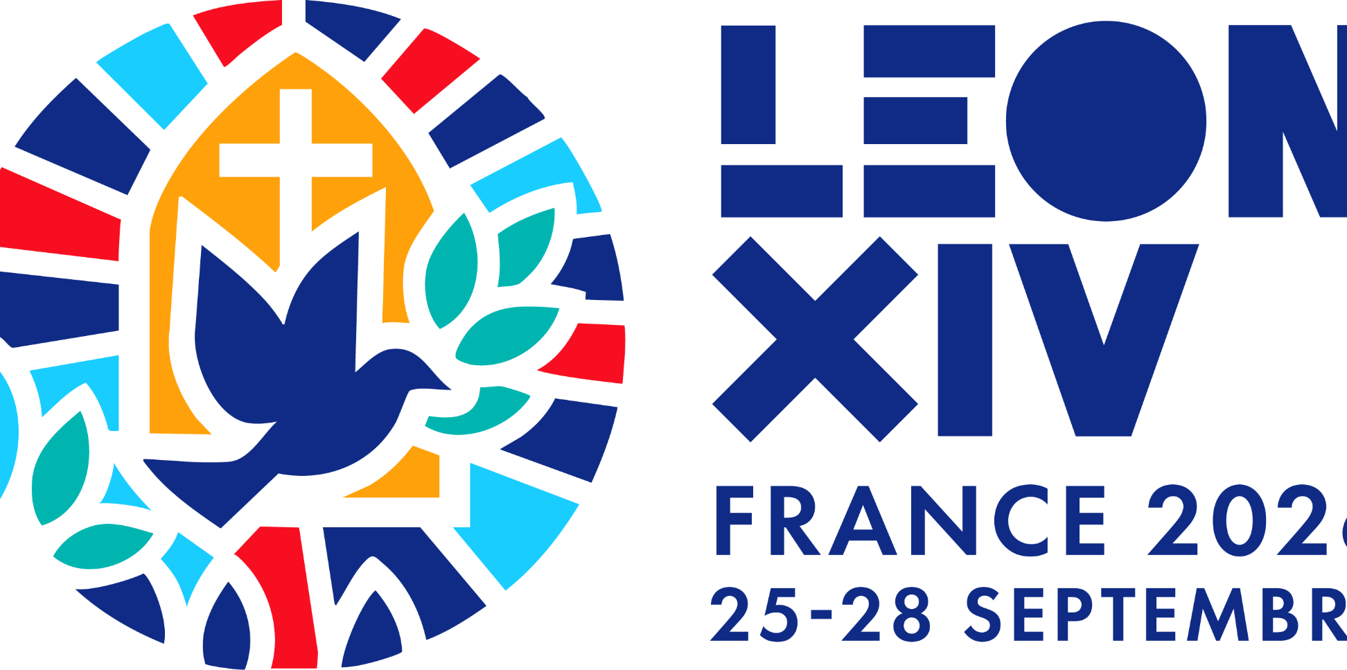 Das Logo der Papstreise vom 25. - 28. September 2026 nach Frankreich