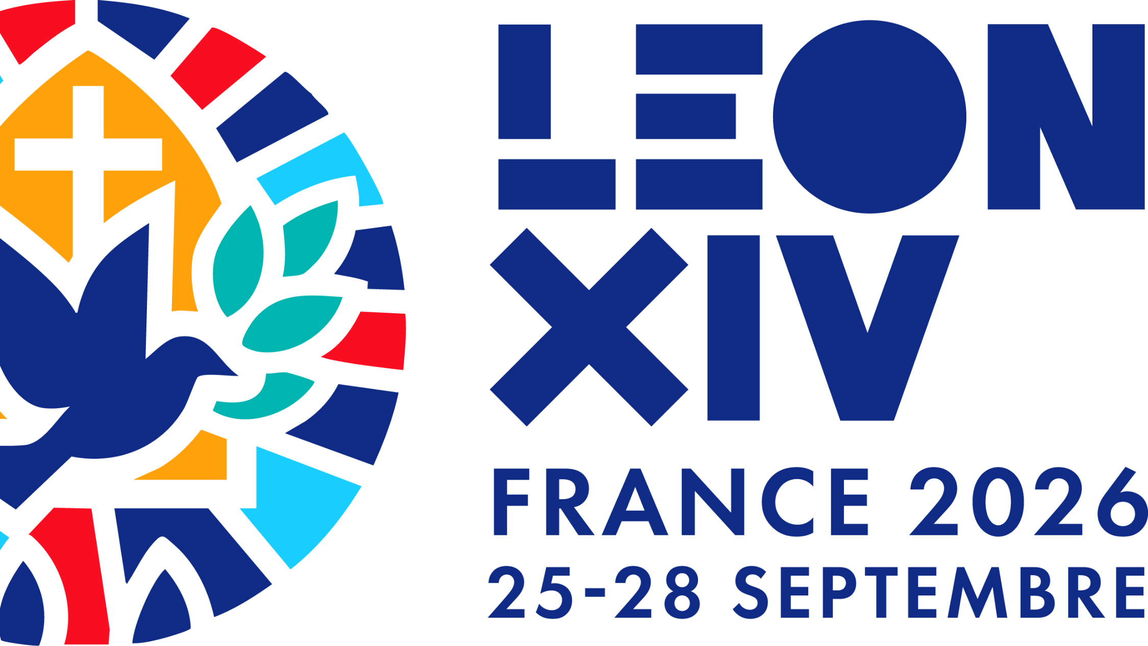 Das Logo der Papstreise vom 25. - 28. September 2026 nach Frankreich