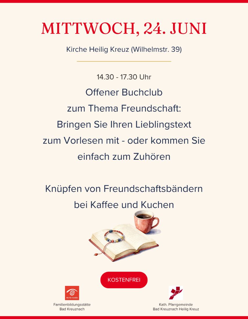 Das Bild zeigt das Programm der Aktionswoche 'Miteinander statt allein' für die Woche vom 22.06. bis  26.06.2026