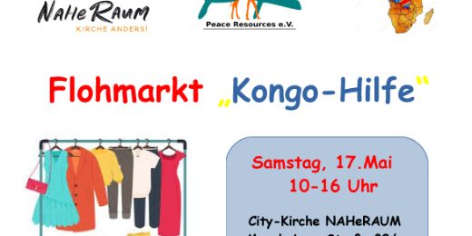 Plakat Flohmarkt Kongo Hilfe 2025