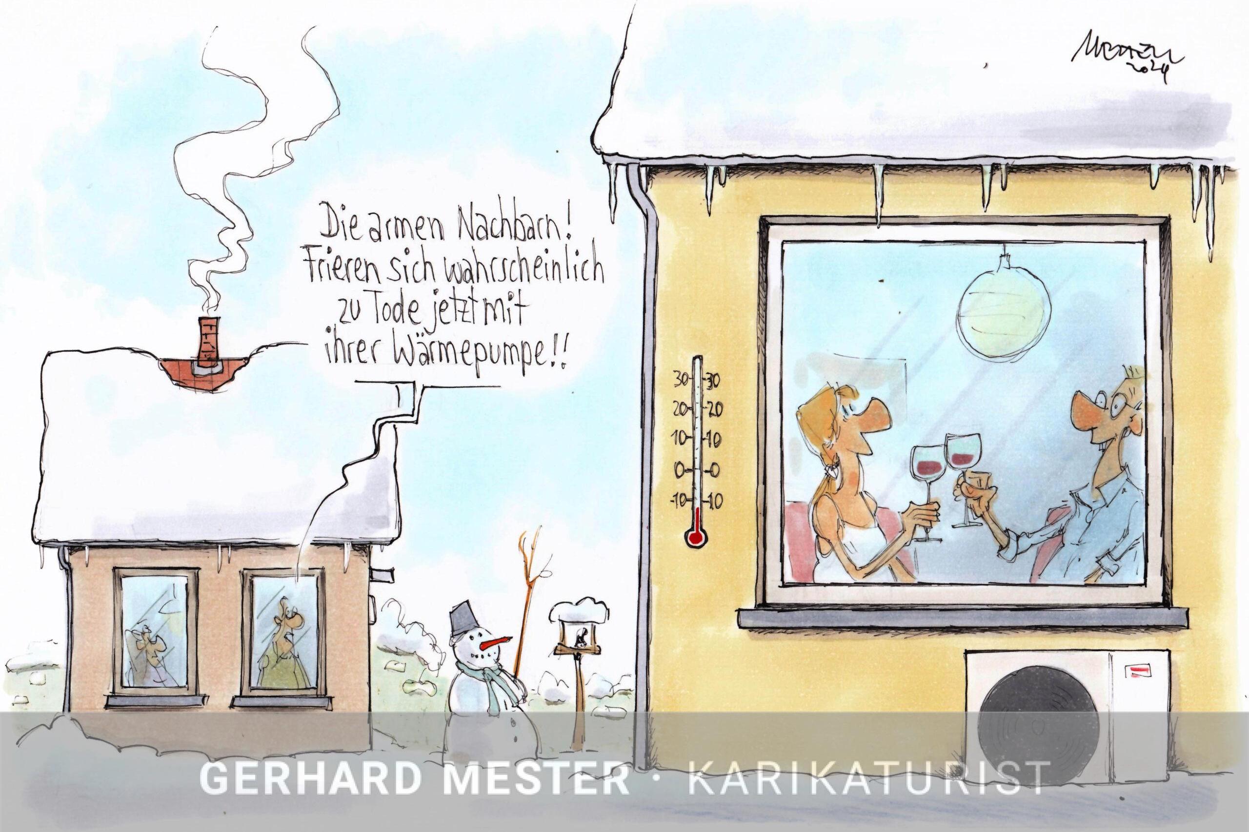 Karikatur Gerhard Mester