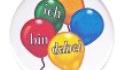 Das Bild zeigt fünf bunte Luftballons mit dem Schriftzug 'Ich bin dabei'