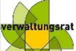 Das Bild zeigt kreisförmig übereinandergelegte Viertelkreise in verschiedenen Grüntönen, darüber der Schriftzug 'Verwaltungsrat'